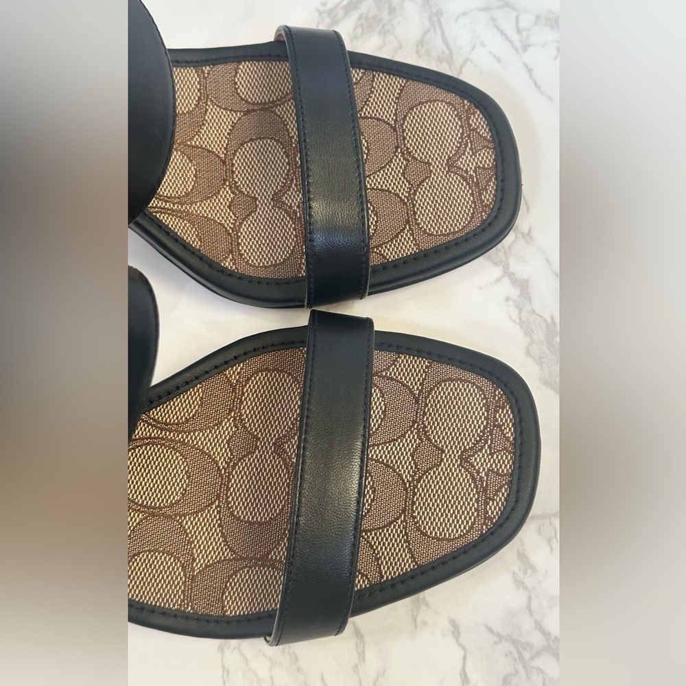 Coach Rori Leather Sandal – Black – Size 7B – NIB - Picture 10 of 14